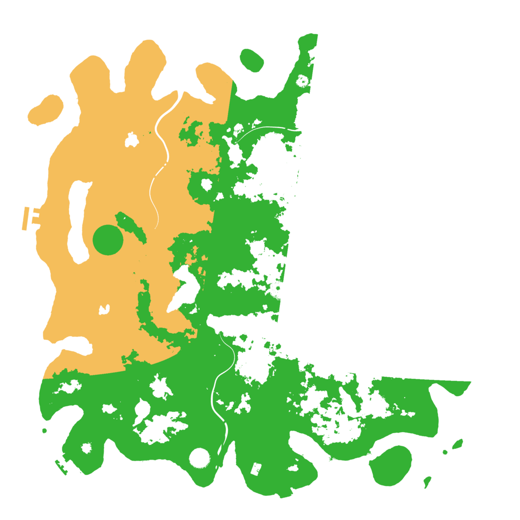 Biome Rust Map: Procedural Map, Size: 4500, Seed: 522503383