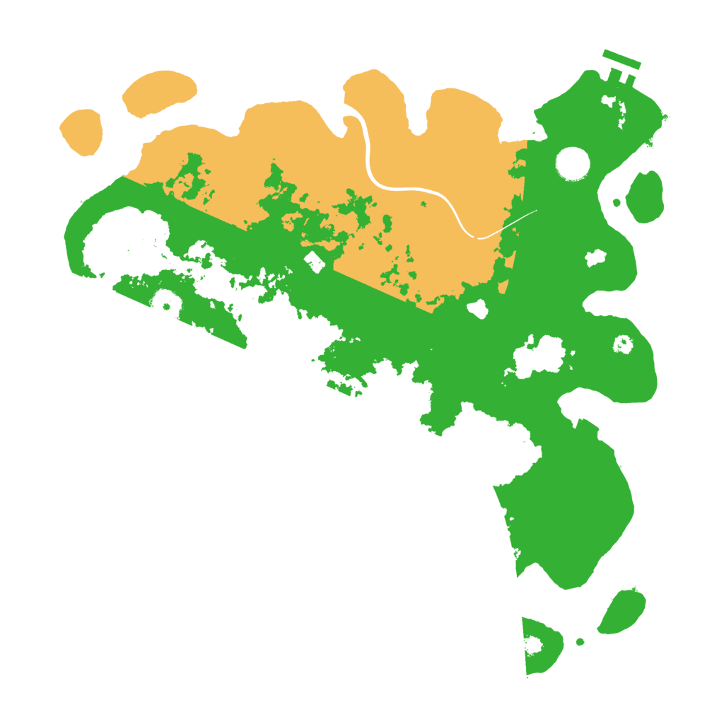 Biome Rust Map: Procedural Map, Size: 3750, Seed: 1232187994