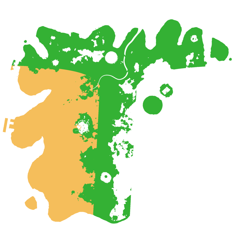 Biome Rust Map: Procedural Map, Size: 3500, Seed: 1521574944
