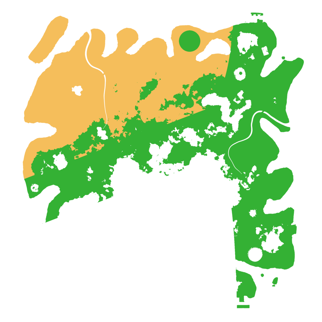 Biome Rust Map: Procedural Map, Size: 4000, Seed: 1307956658