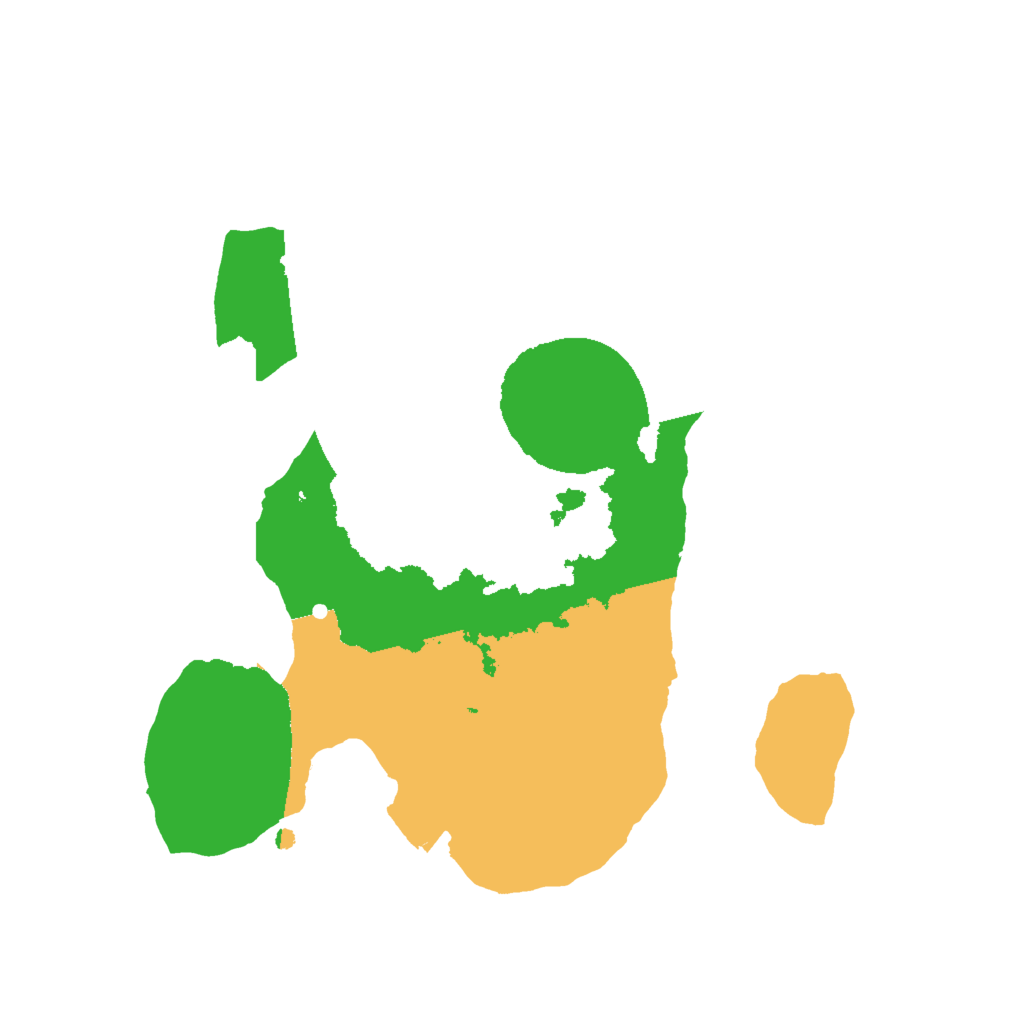 Biome Rust Map: Procedural Map, Size: 1999, Seed: 1