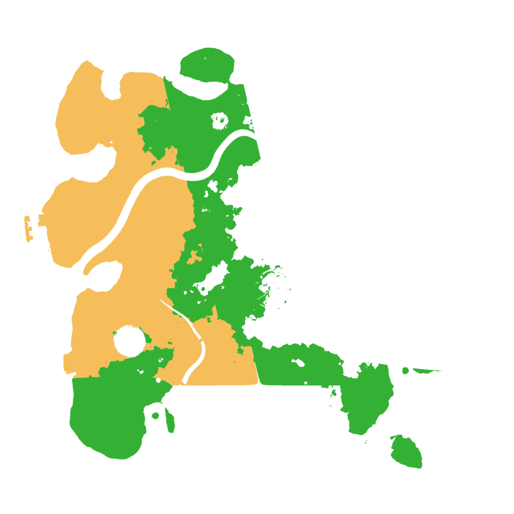 Biome Rust Map: Procedural Map, Size: 3000, Seed: 1285738603