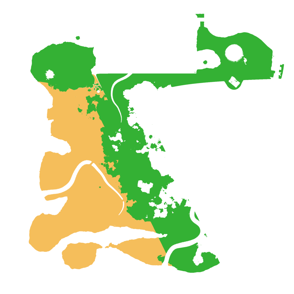 Biome Rust Map: Procedural Map, Size: 3000, Seed: 5403267