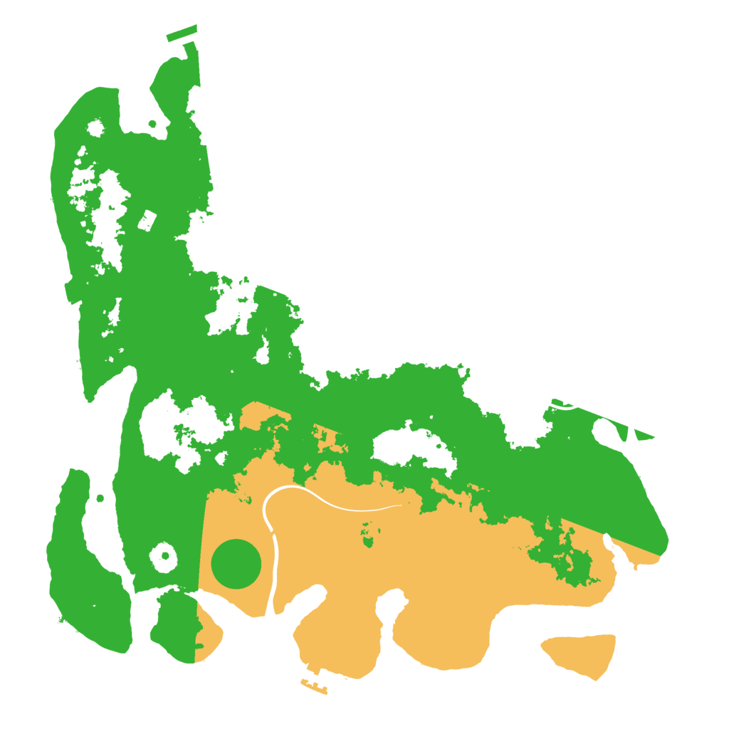 Biome Rust Map: Procedural Map, Size: 3850, Seed: 1191956608