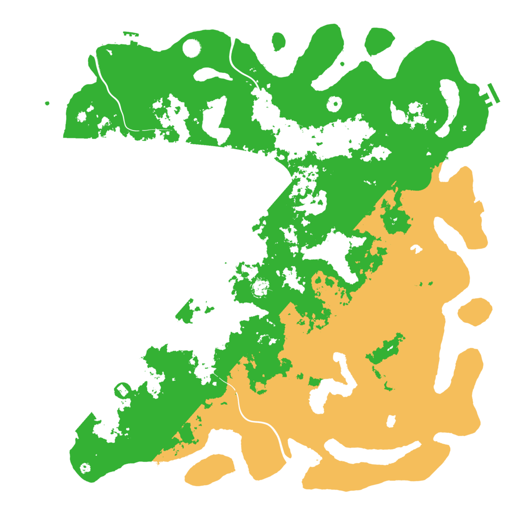 Biome Rust Map: Procedural Map, Size: 5000, Seed: 256008696