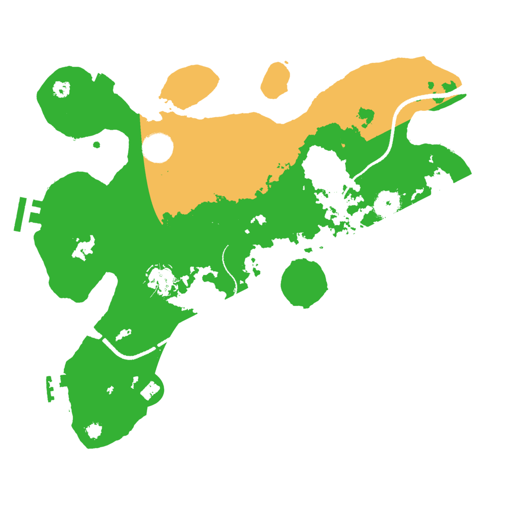 Biome Rust Map: Procedural Map, Size: 3000, Seed: 487528