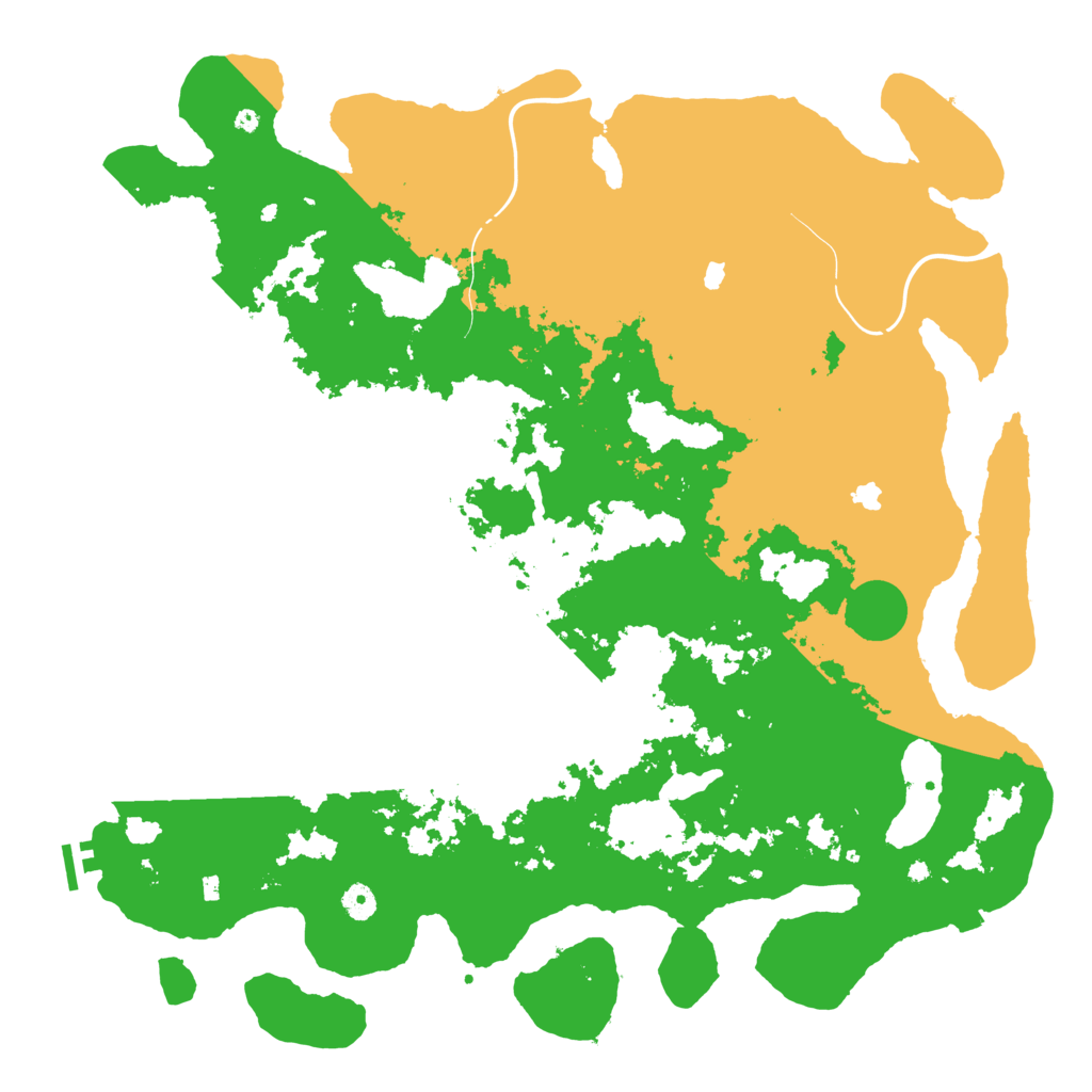 Biome Rust Map: Procedural Map, Size: 4750, Seed: 74896086