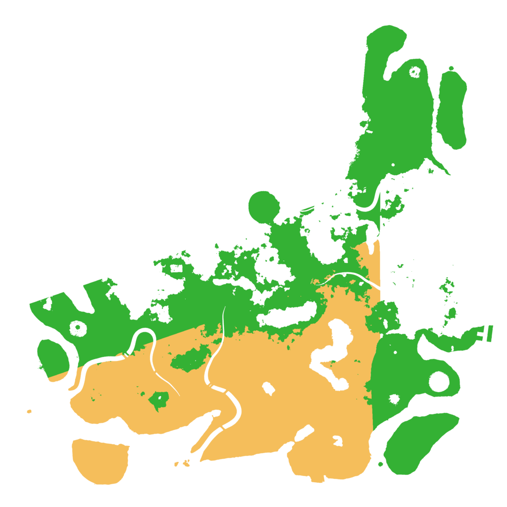 Biome Rust Map: Procedural Map, Size: 4500, Seed: 790952434