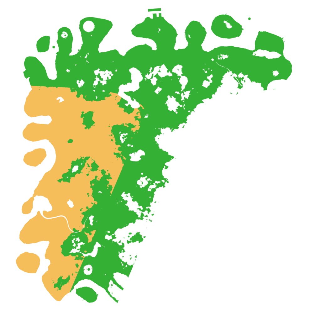 Biome Rust Map: Procedural Map, Size: 5000, Seed: 193560991