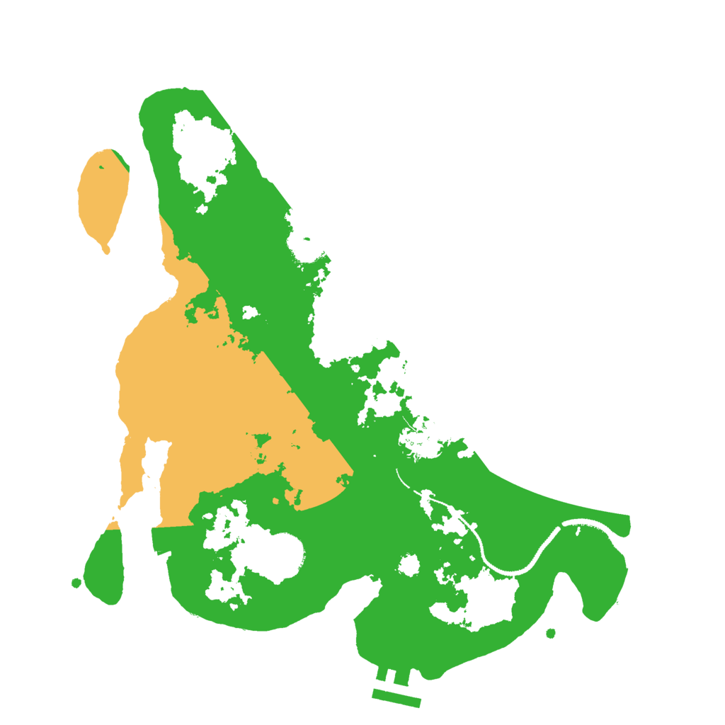 Biome Rust Map: Procedural Map, Size: 3000, Seed: 864723420