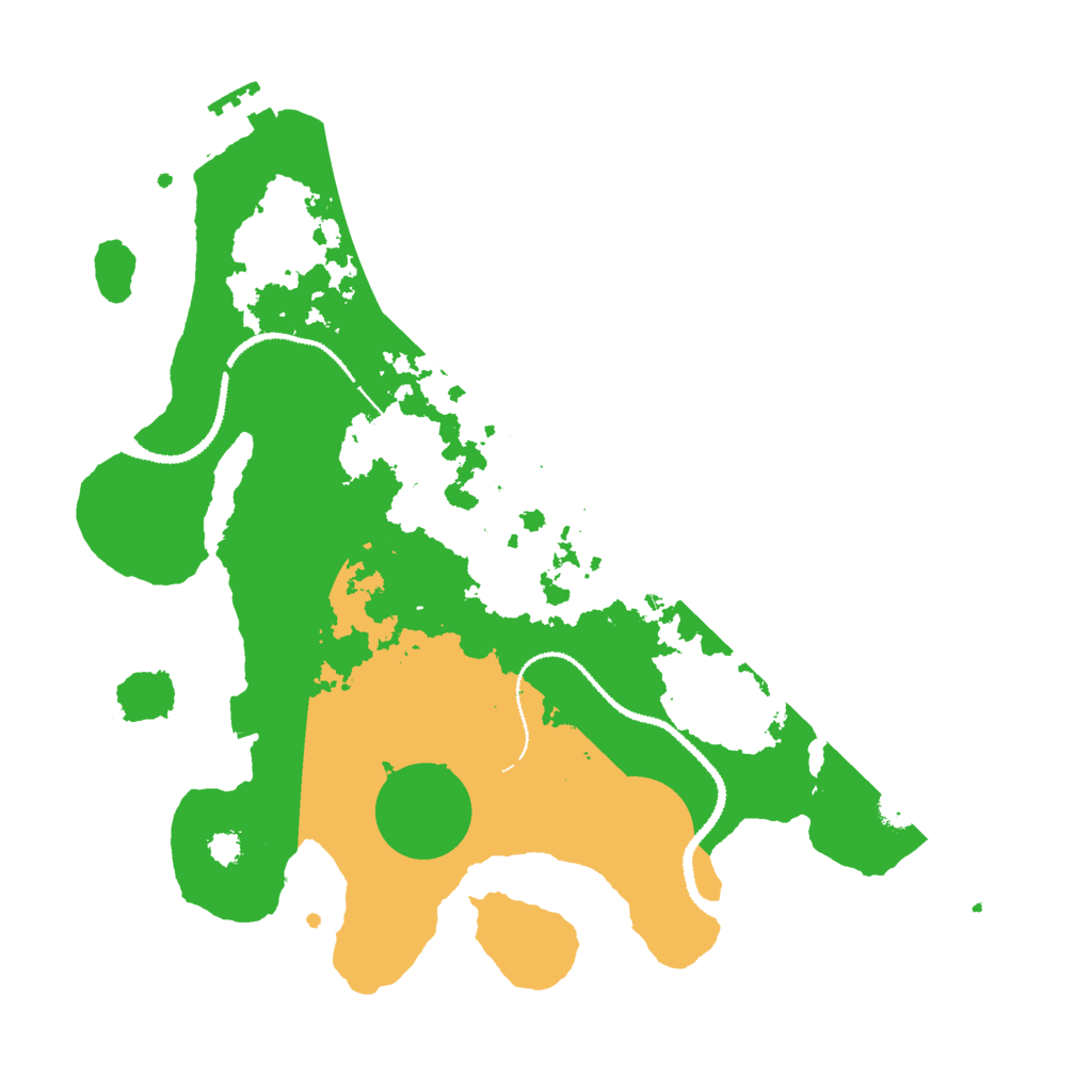 Biome Rust Map: Procedural Map, Size: 3000, Seed: 1984603