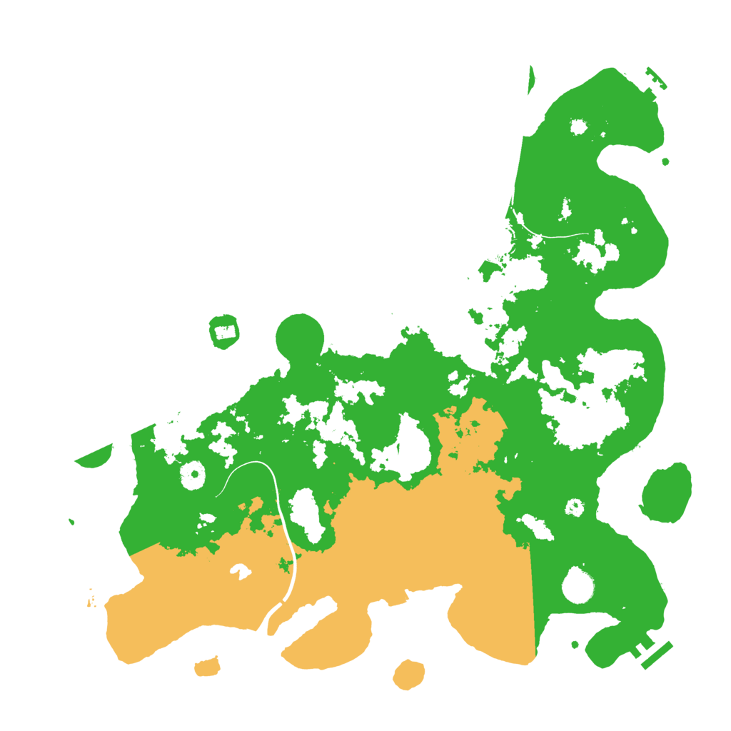 Biome Rust Map: Procedural Map, Size: 4000, Seed: 420215