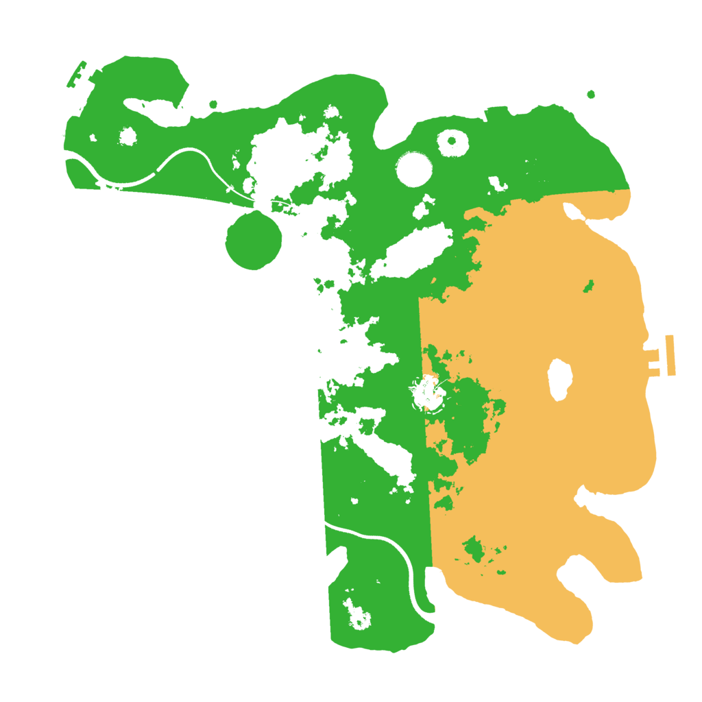 Biome Rust Map: Procedural Map, Size: 3500, Seed: 1442325971