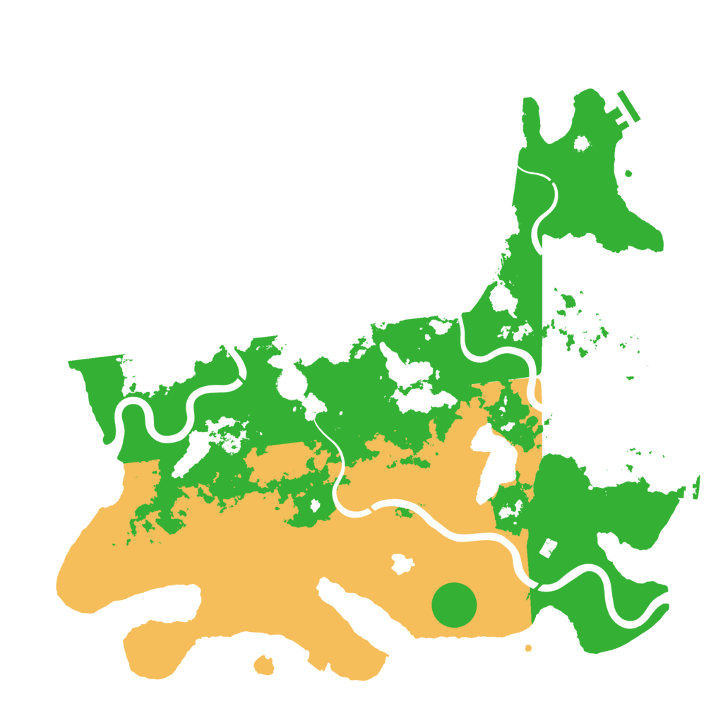 Biome Rust Map: Procedural Map, Size: 4242, Seed: 6055000