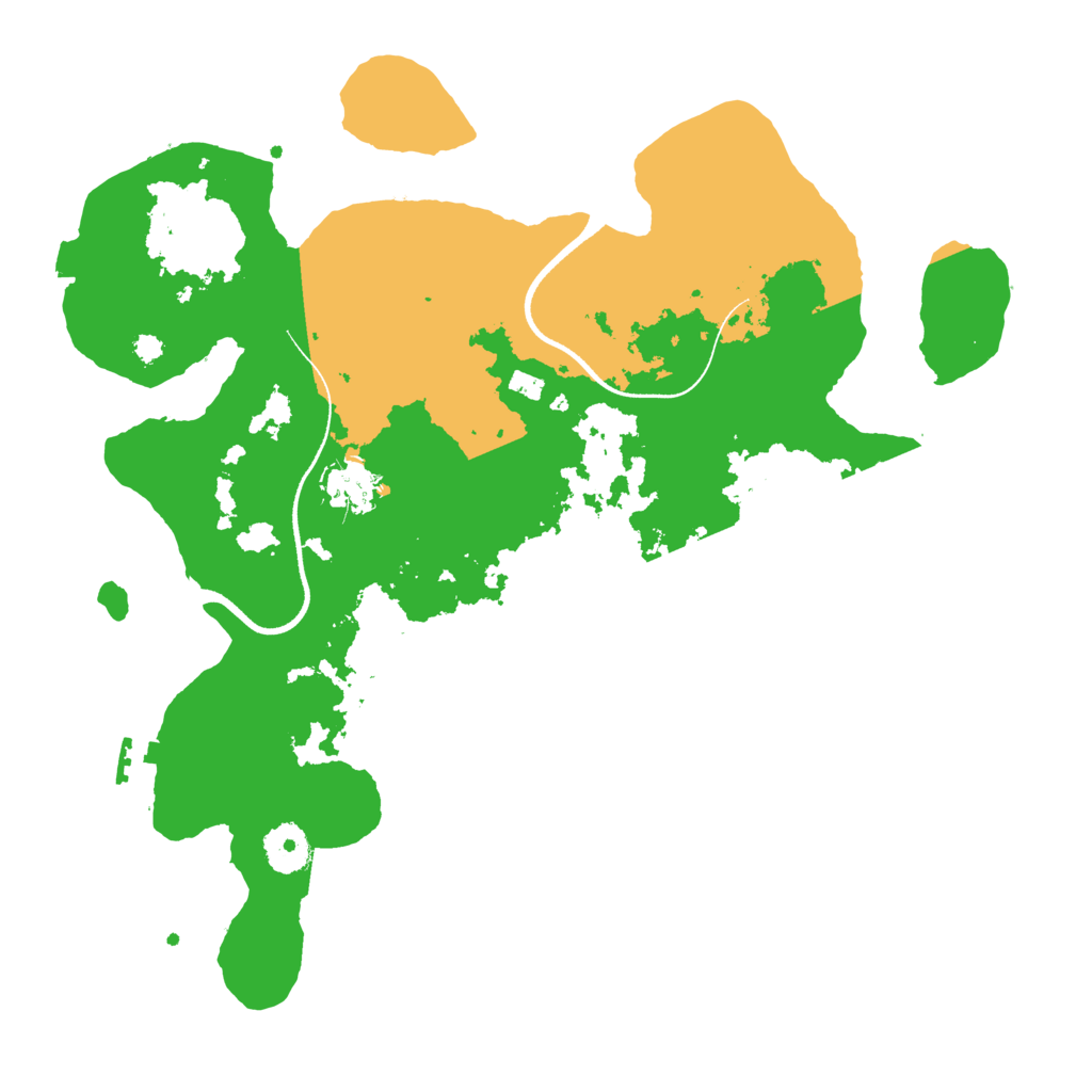 Biome Rust Map: Procedural Map, Size: 3500, Seed: 3092025
