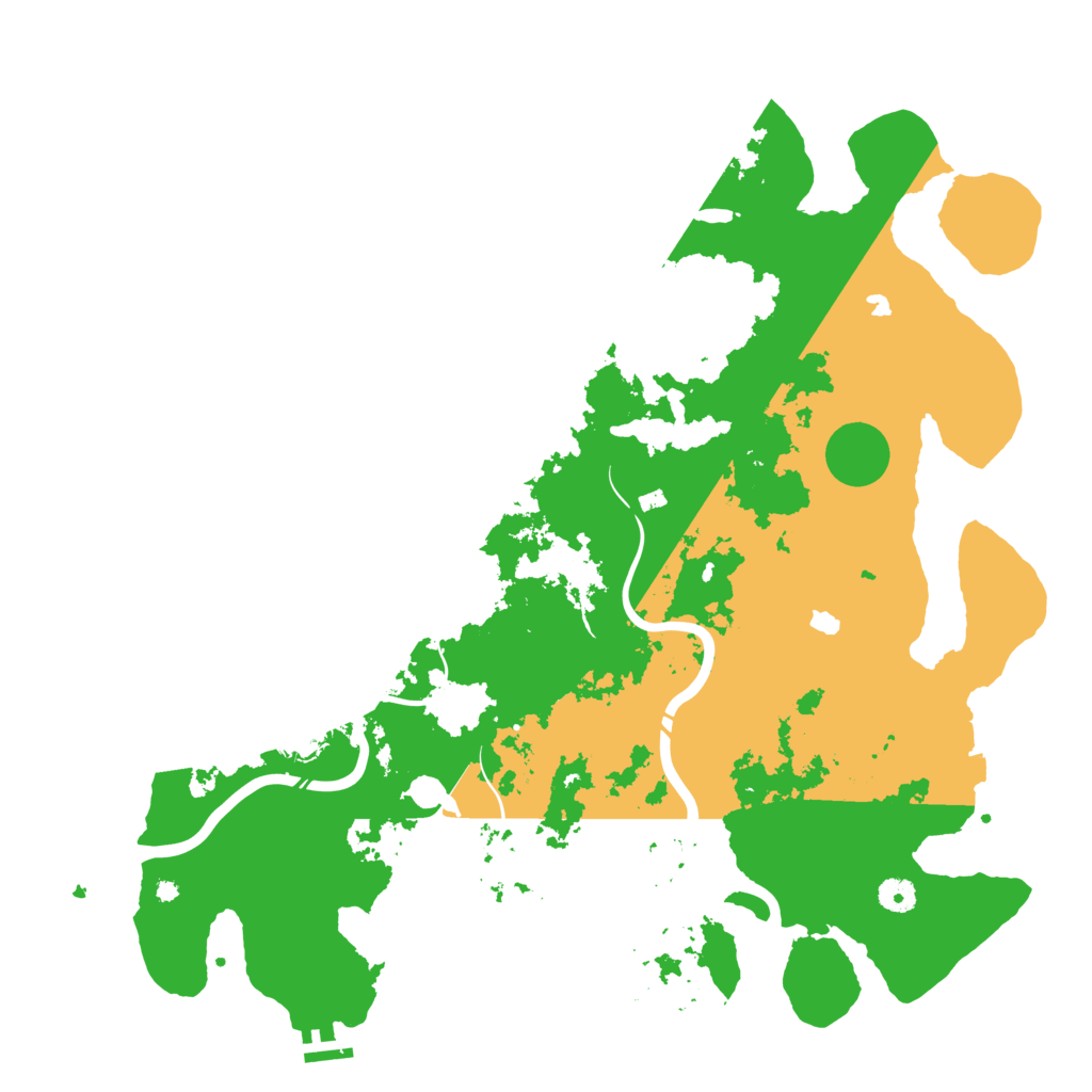 Biome Rust Map: Procedural Map, Size: 4500, Seed: 6657567