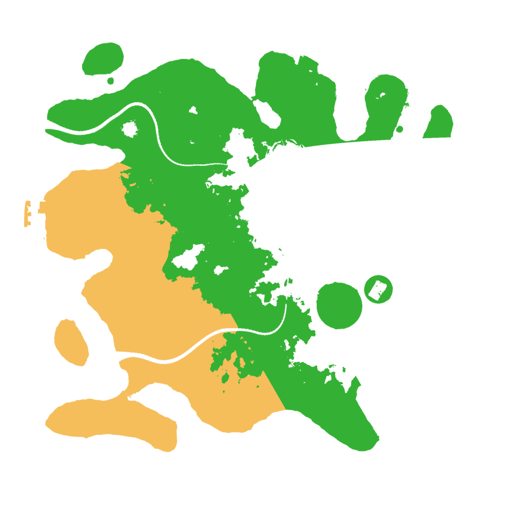 Biome Rust Map: Procedural Map, Size: 3000, Seed: 2107248184