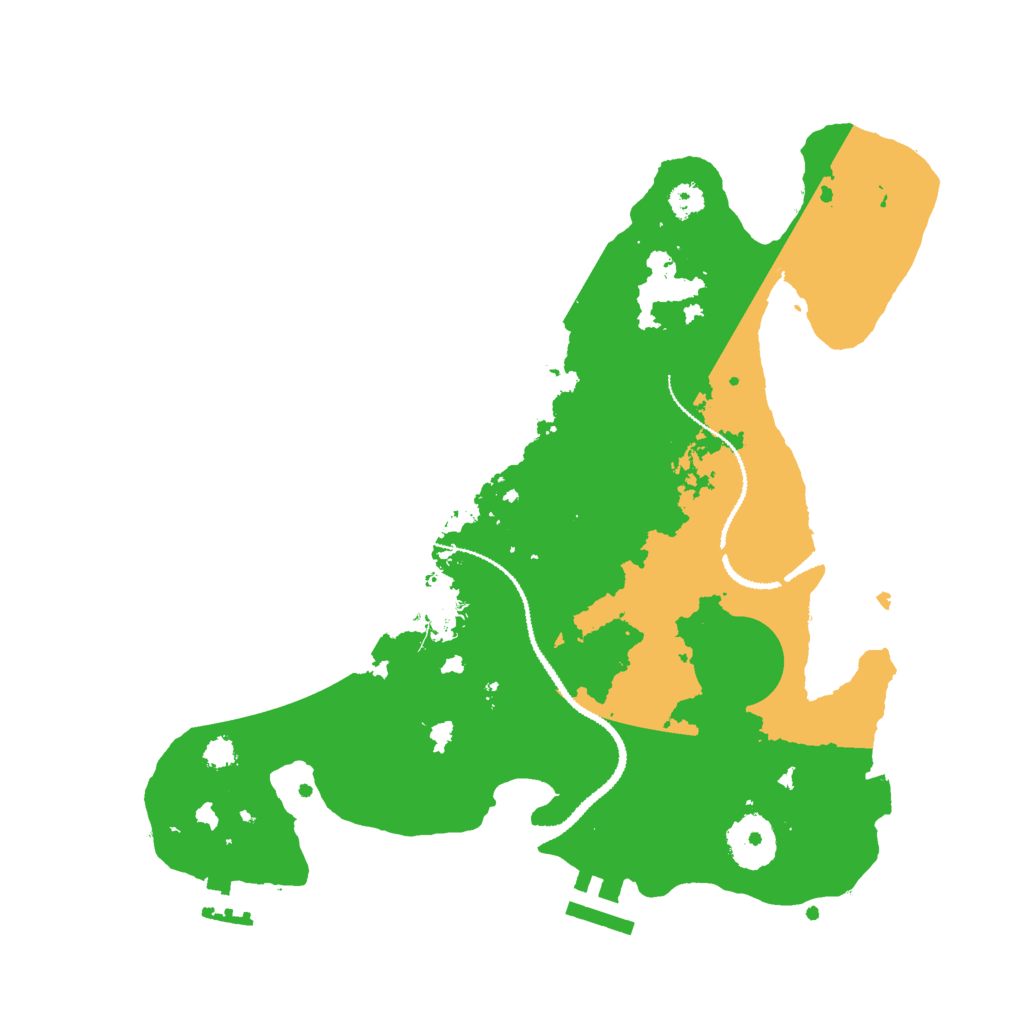 Biome Rust Map: Procedural Map, Size: 3000, Seed: 773890730