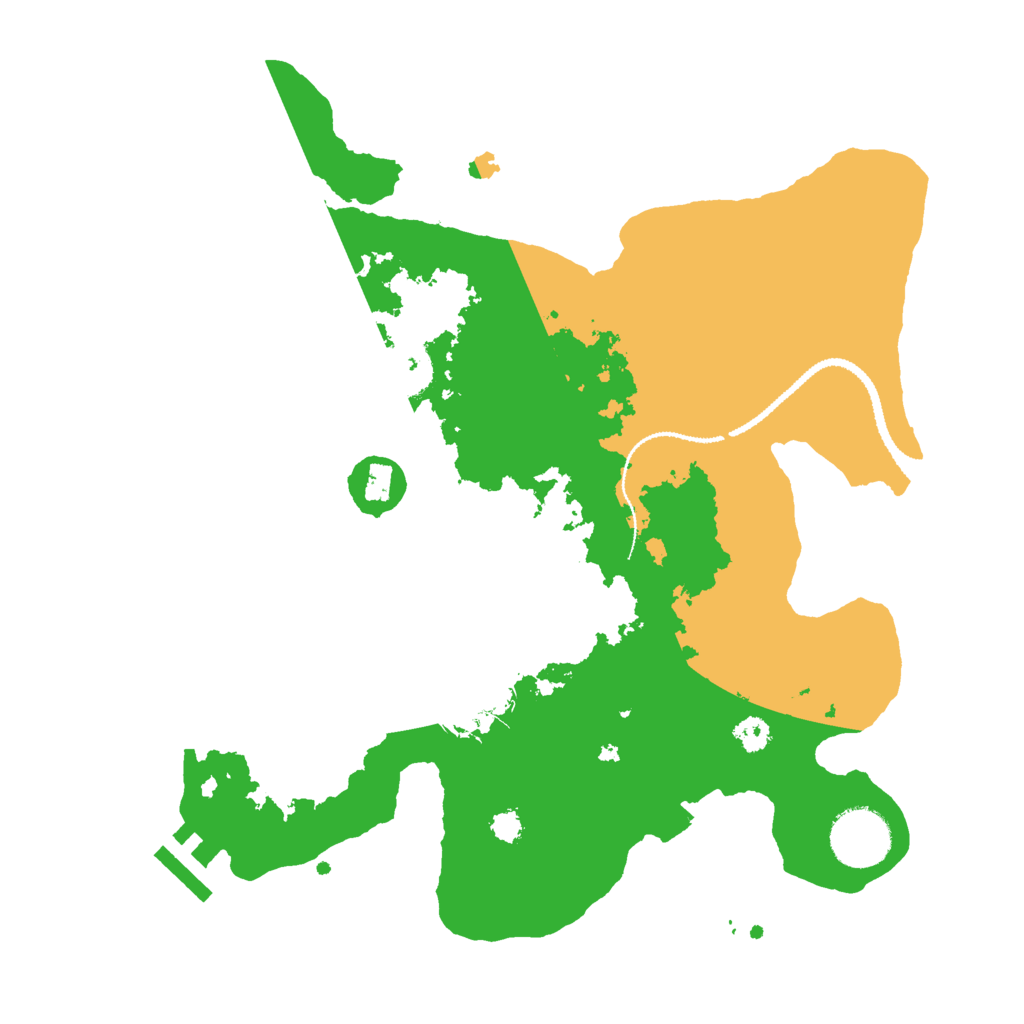 Biome Rust Map: Procedural Map, Size: 3000, Seed: 324493244