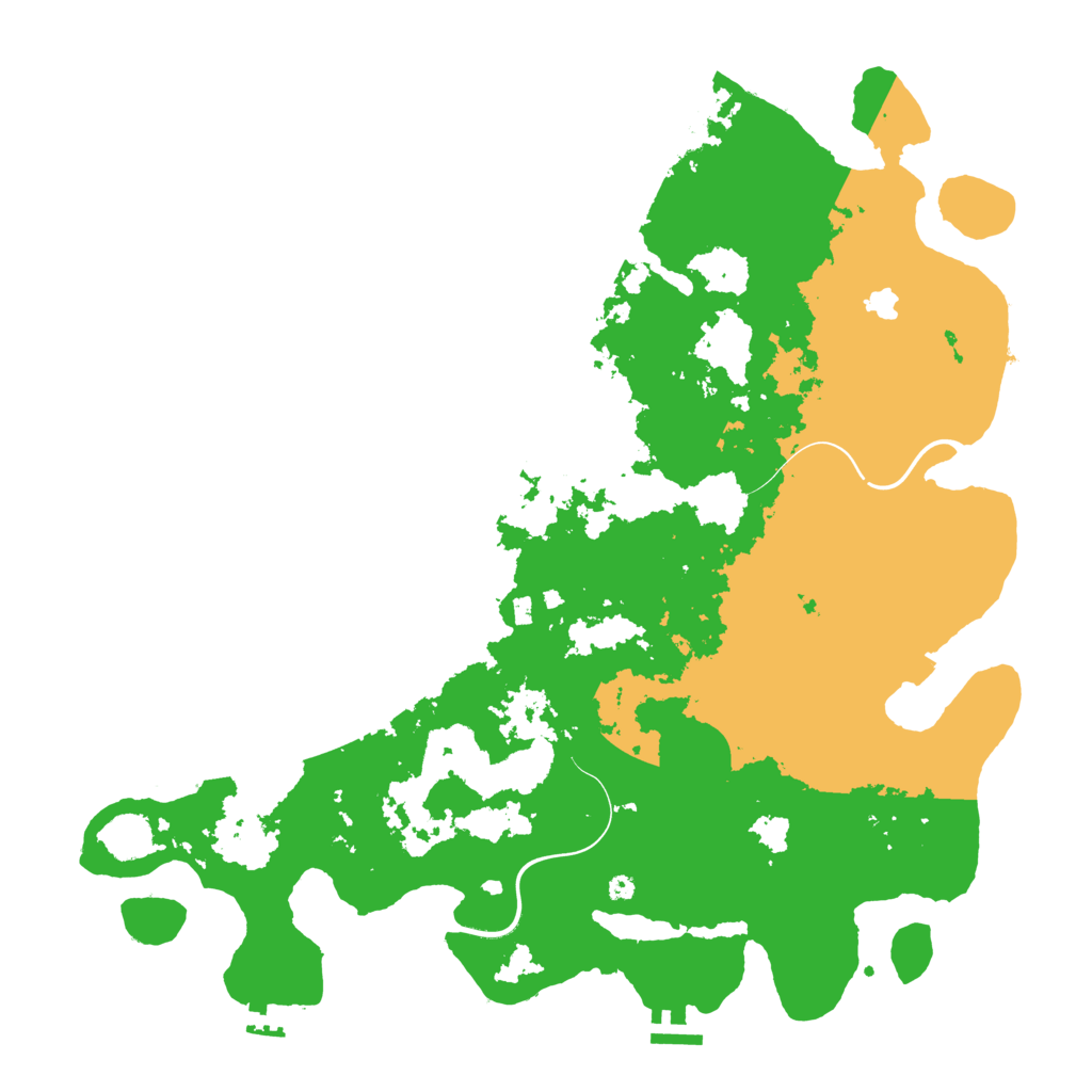Biome Rust Map: Procedural Map, Size: 4242, Seed: 185246800