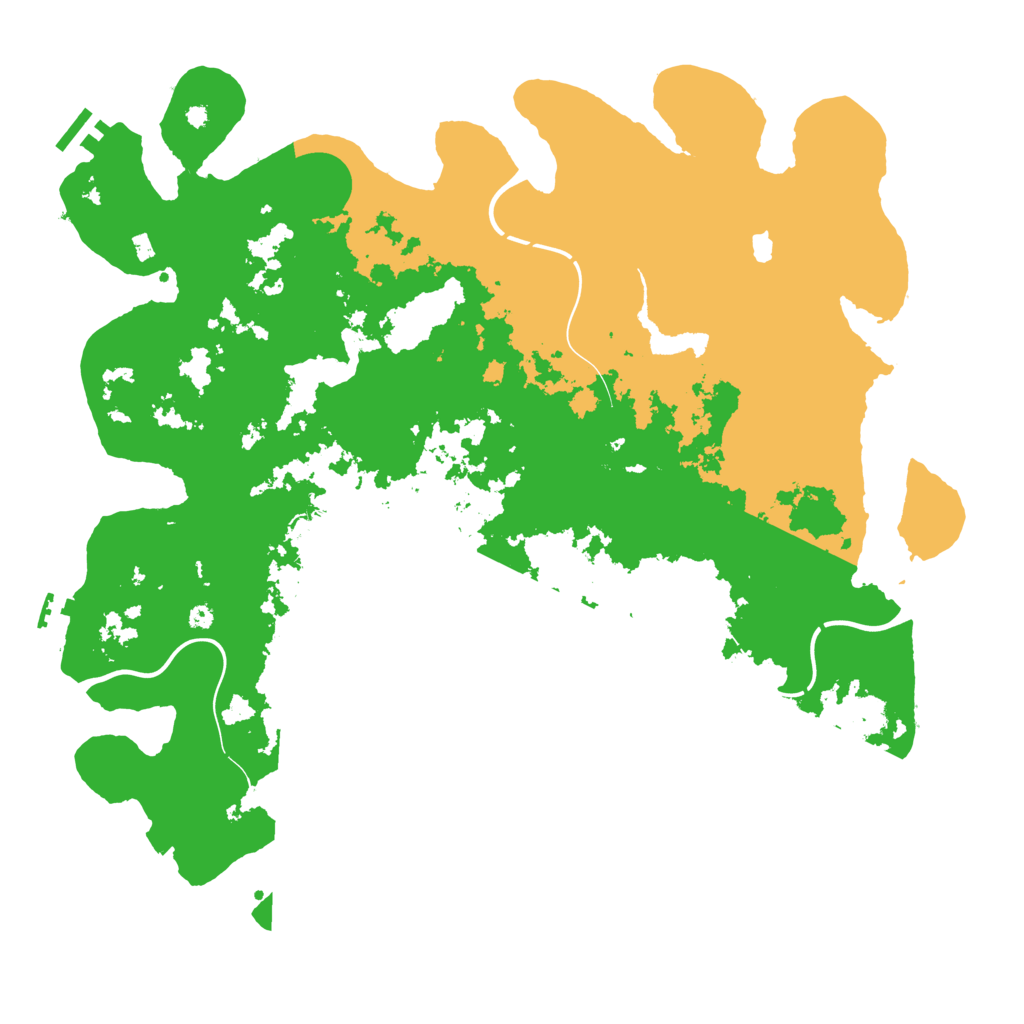 Biome Rust Map: Procedural Map, Size: 4250, Seed: 21347