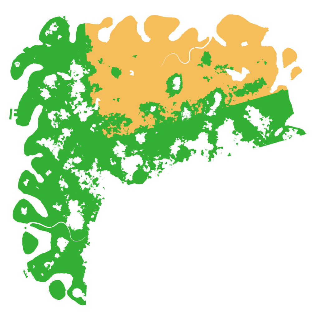 Biome Rust Map: Procedural Map, Size: 6000, Seed: 814586710