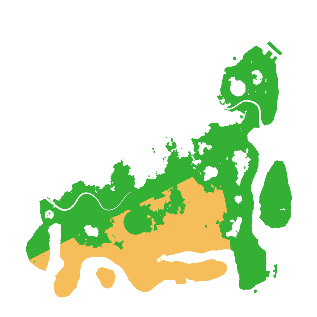 Biome Rust Map: Procedural Map, Size: 3600, Seed: 589692