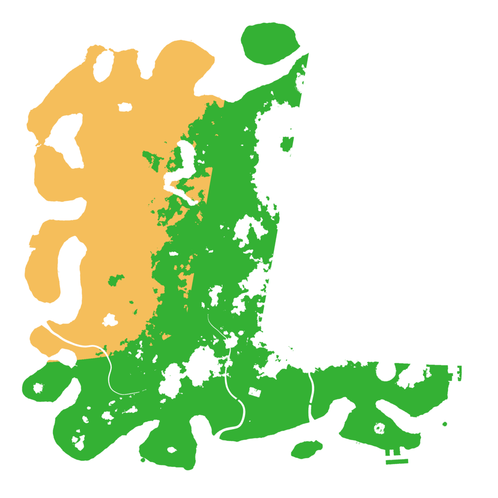 Biome Rust Map: Procedural Map, Size: 4500, Seed: 705432945