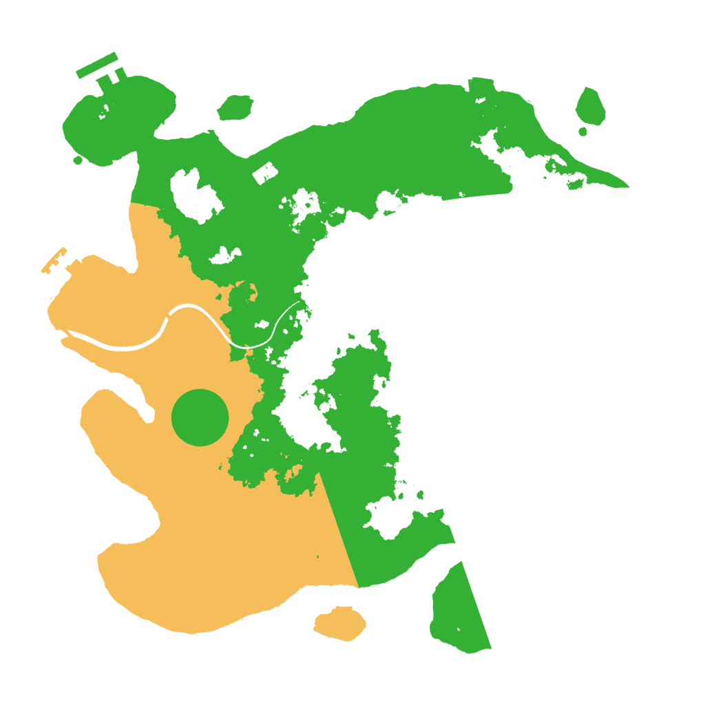 Biome Rust Map: Procedural Map, Size: 3250, Seed: 19854258