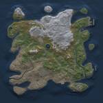 Thumbnail Rust Map: Procedural Map, Size: 3500, Seed: 1170160925, 11 Monuments