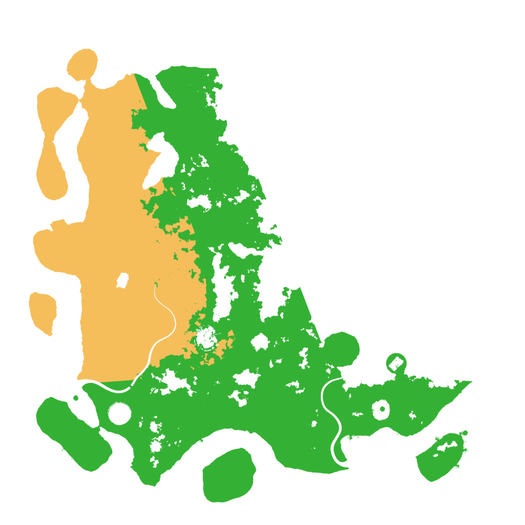 Biome Rust Map: Procedural Map, Size: 4100, Seed: 716514464