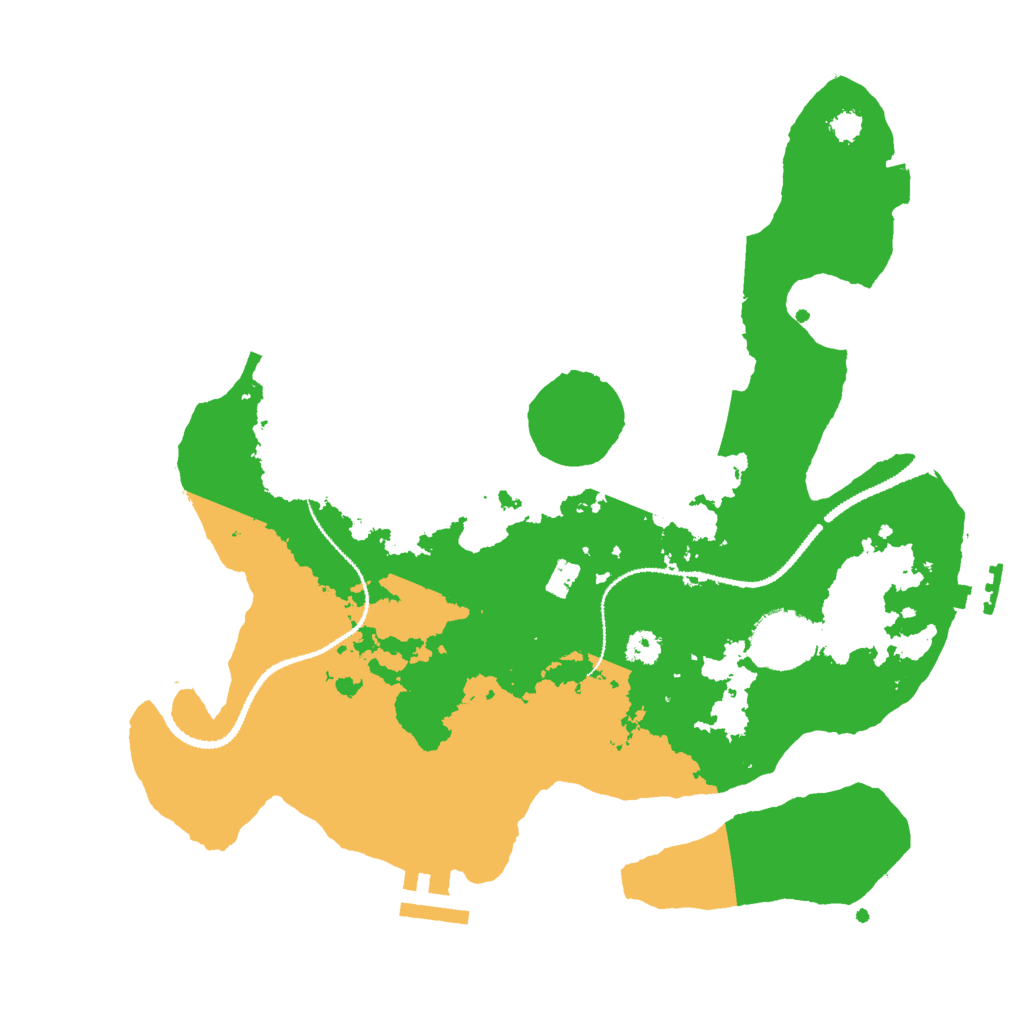 Biome Rust Map: Procedural Map, Size: 3000, Seed: 1434961514