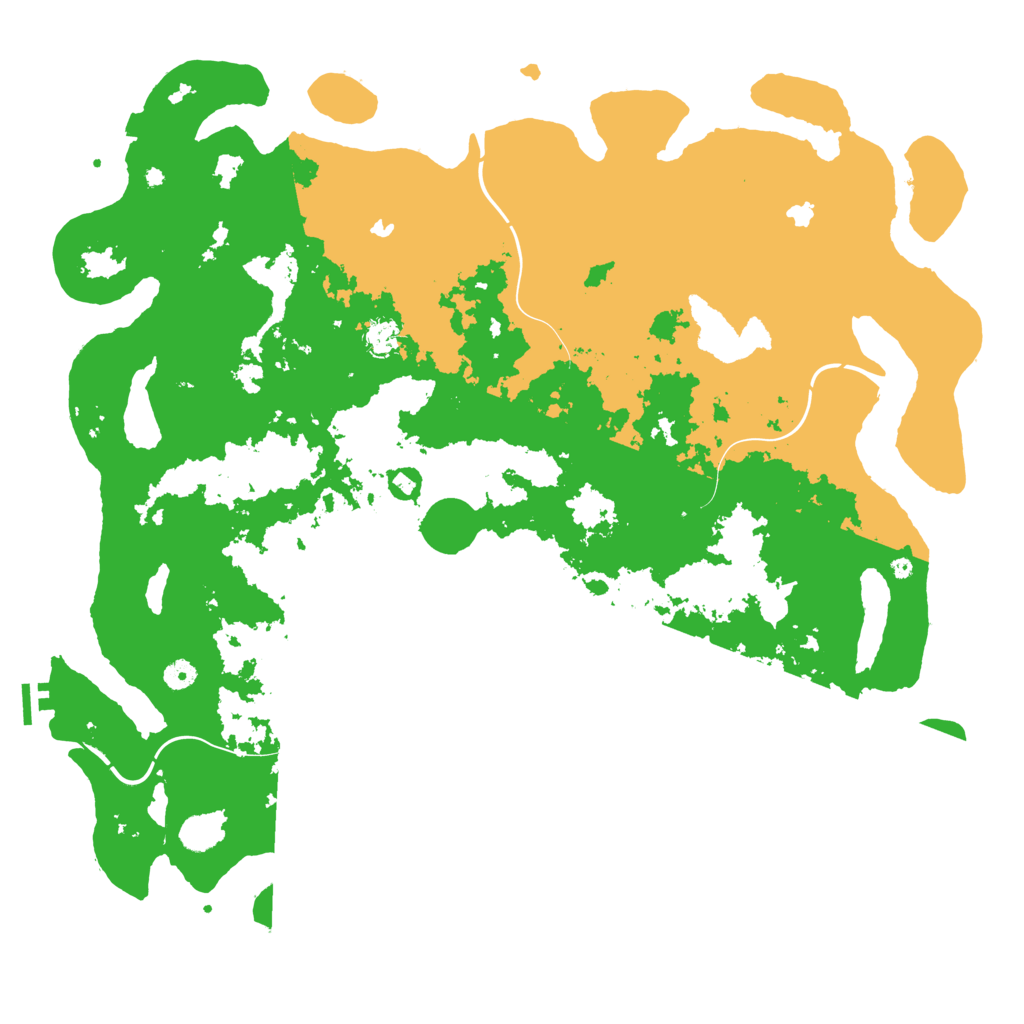 Biome Rust Map: Procedural Map, Size: 5000, Seed: 1492422384