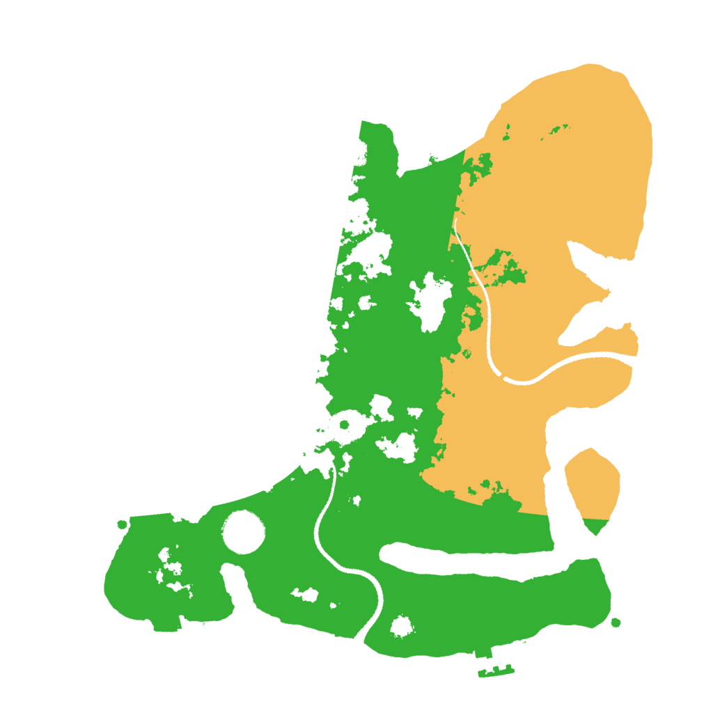 Biome Rust Map: Procedural Map, Size: 3000, Seed: 820196997