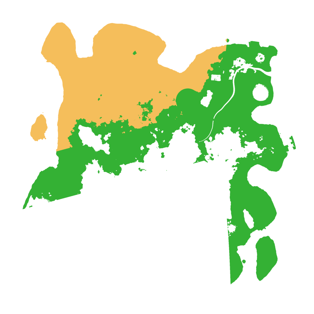 Biome Rust Map: Procedural Map, Size: 3500, Seed: 1314265032