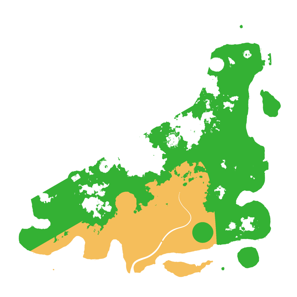 Biome Rust Map: Procedural Map, Size: 3800, Seed: 1070674567