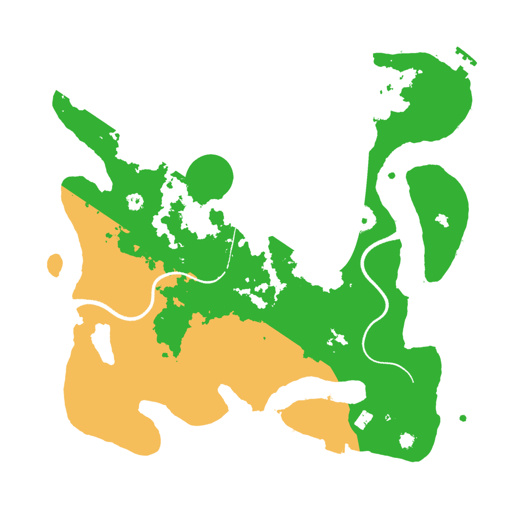 Biome Rust Map: Procedural Map, Size: 3000, Seed: 777666