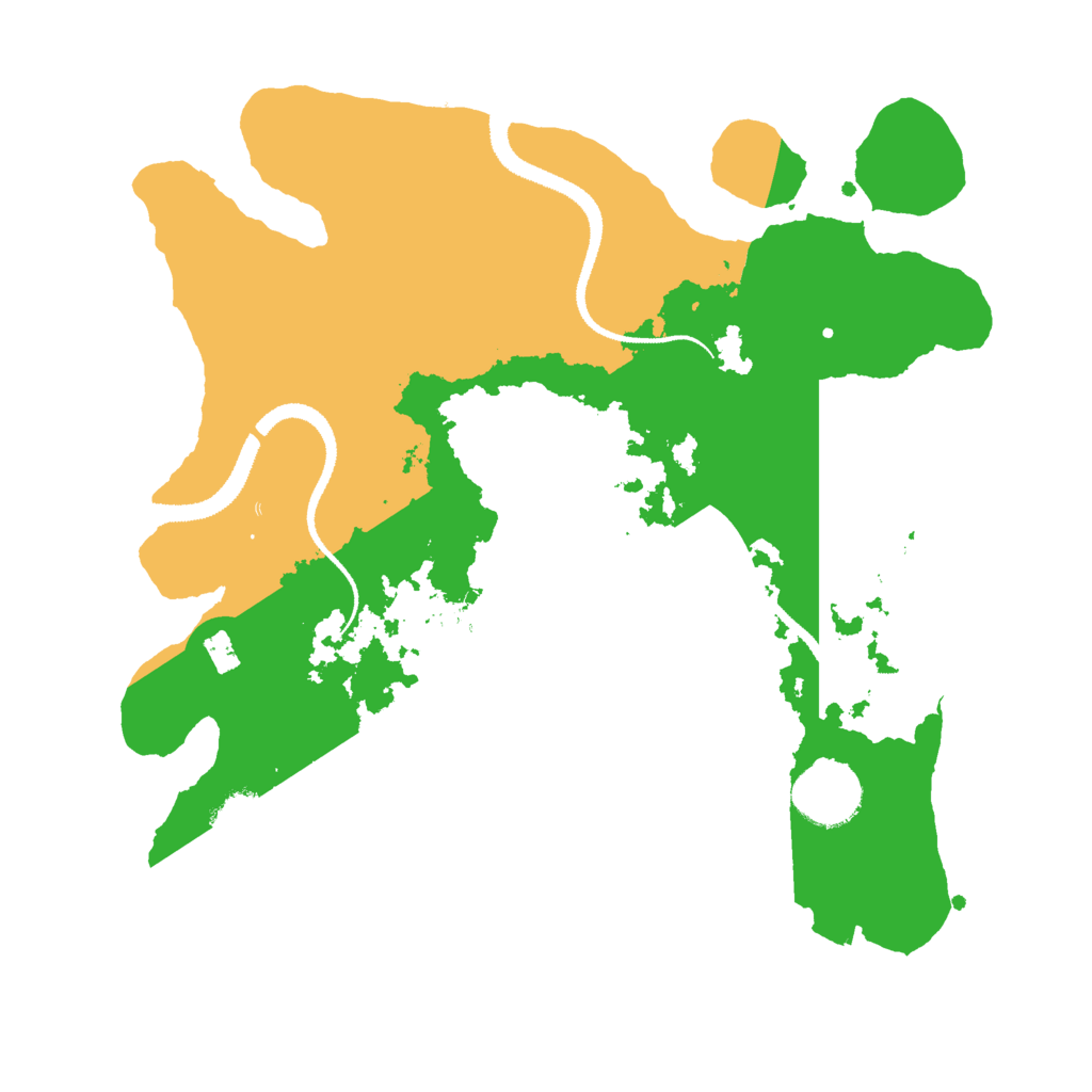 Biome Rust Map: Procedural Map, Size: 3000, Seed: 1160428546