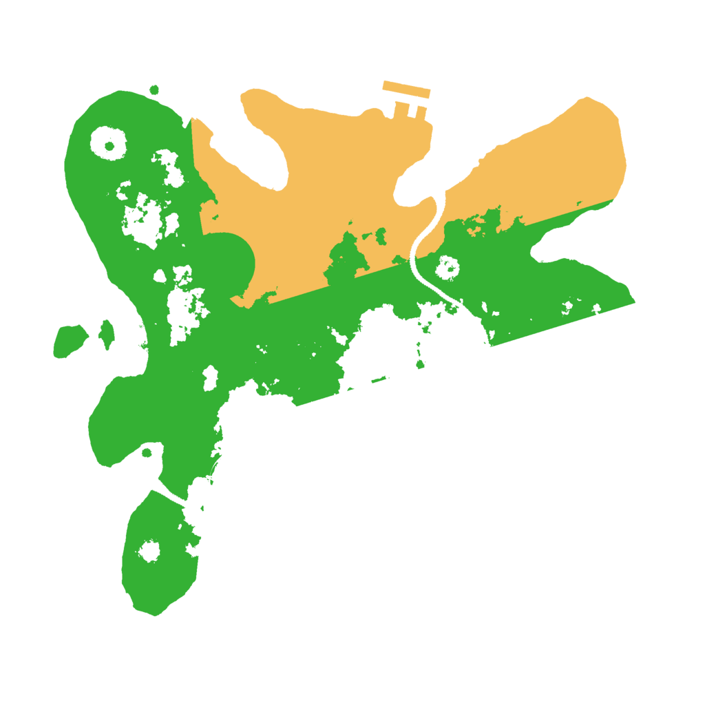 Biome Rust Map: Procedural Map, Size: 3000, Seed: 740246176