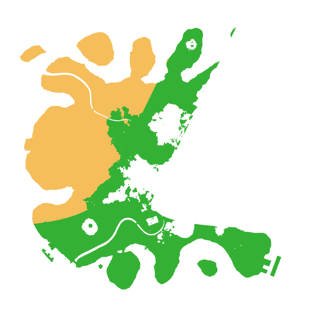 Biome Rust Map: Procedural Map, Size: 3000, Seed: 1789420953