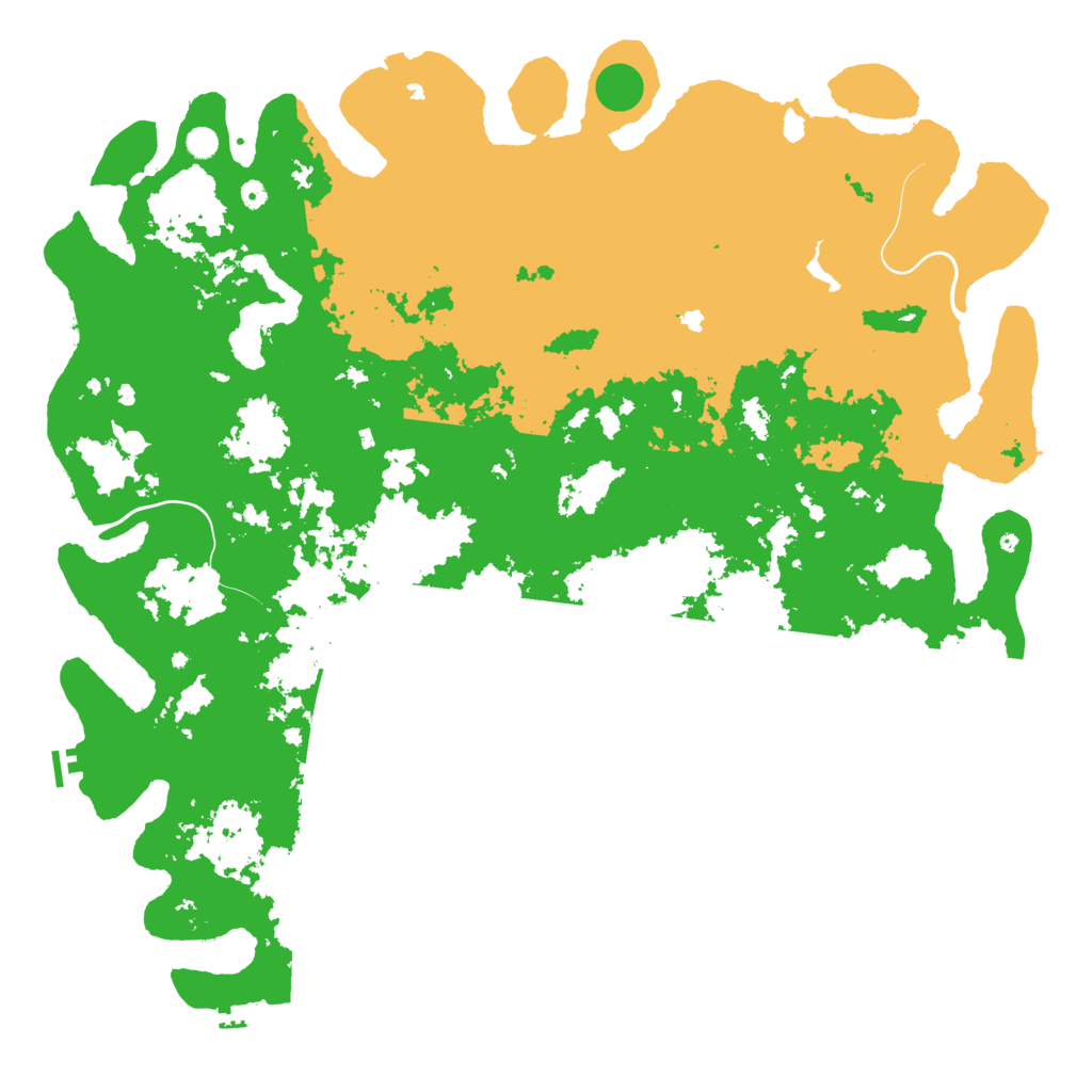 Biome Rust Map: Procedural Map, Size: 6000, Seed: 945888536