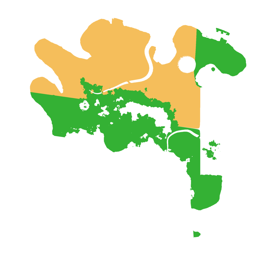 Biome Rust Map: Procedural Map, Size: 2800, Seed: 284437411