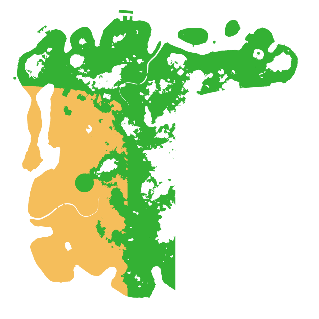 Biome Rust Map: Procedural Map, Size: 4500, Seed: 1910168323