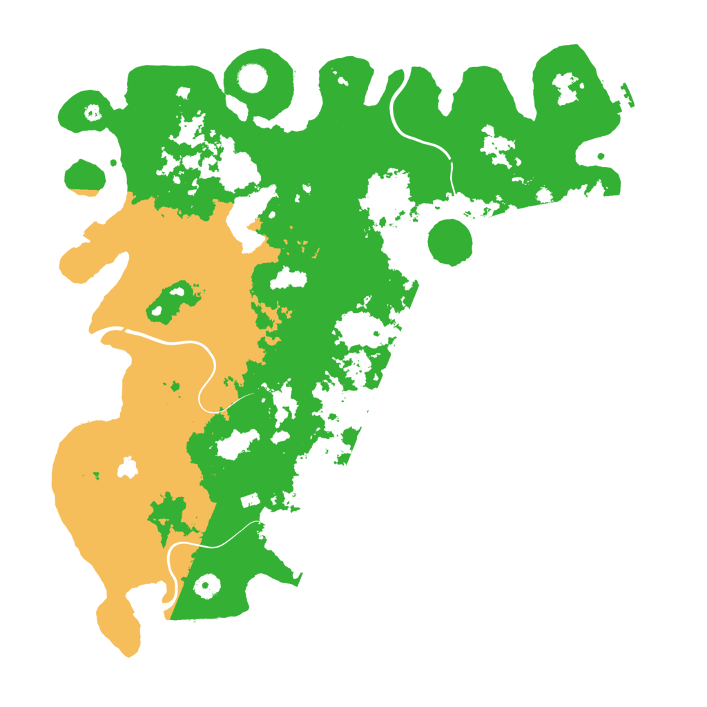 Biome Rust Map: Procedural Map, Size: 4242, Seed: 909508044