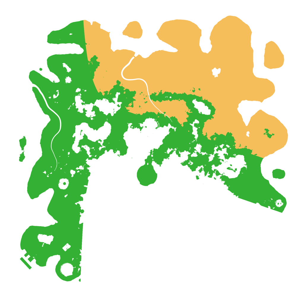 Biome Rust Map: Procedural Map, Size: 4242, Seed: 545463360