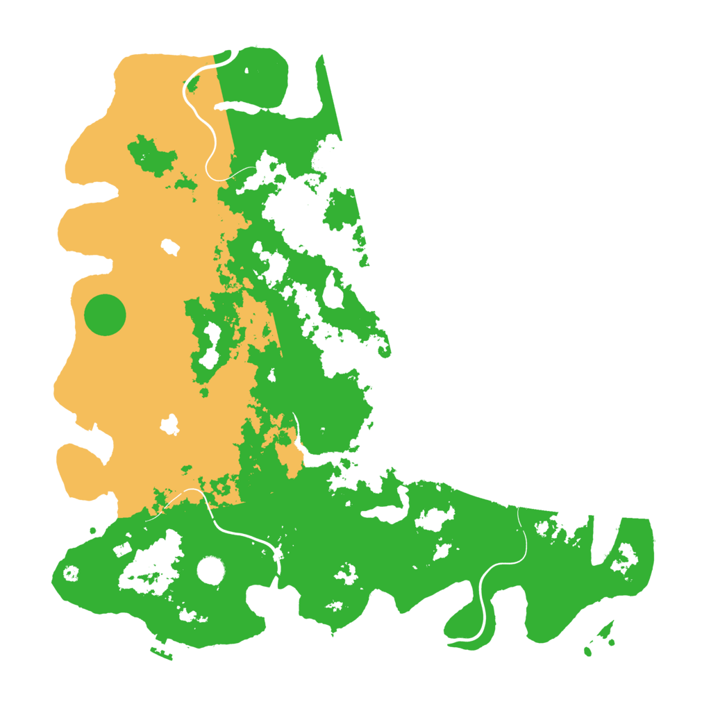 Biome Rust Map: Procedural Map, Size: 4500, Seed: 317700732