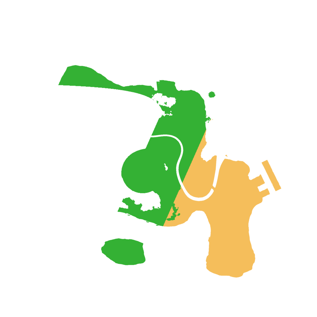 Biome Rust Map: Procedural Map, Size: 2000, Seed: 1393683778