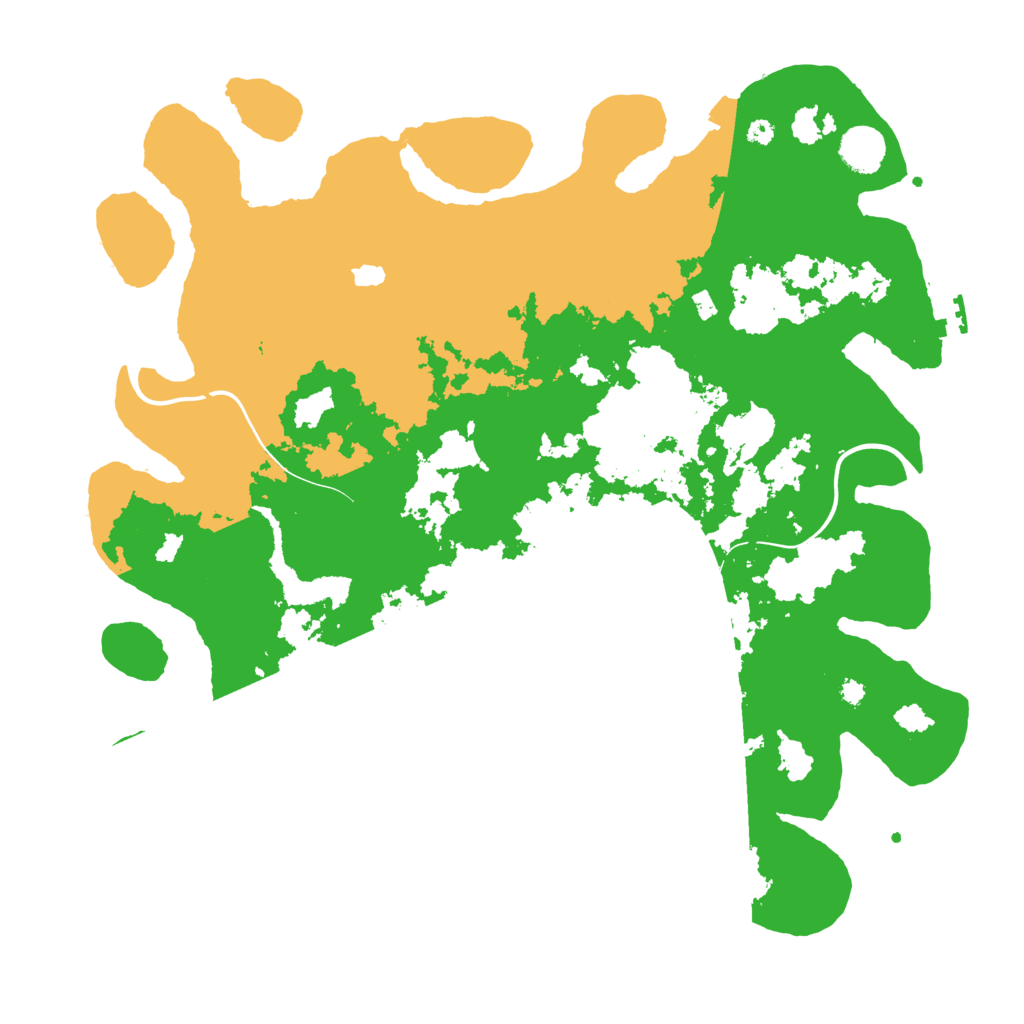 Biome Rust Map: Procedural Map, Size: 4000, Seed: 7894573