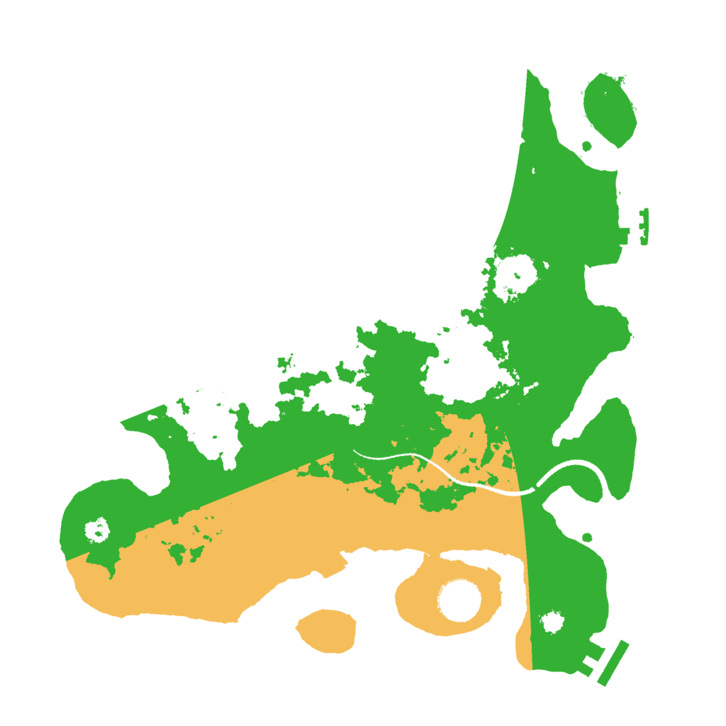 Biome Rust Map: Procedural Map, Size: 3000, Seed: 5555555