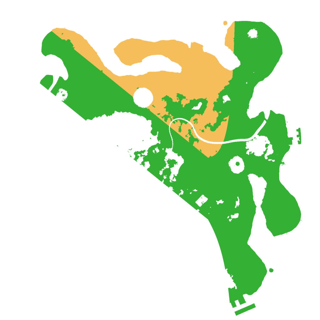 Biome Rust Map: Procedural Map, Size: 3000, Seed: 170923286